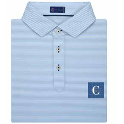 Image of STITCH Men's Polo Atlantic Stripe Bluebell