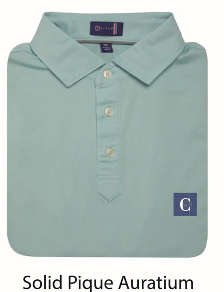 STITCH Solid Pique Men's Polo - Auratium primary image