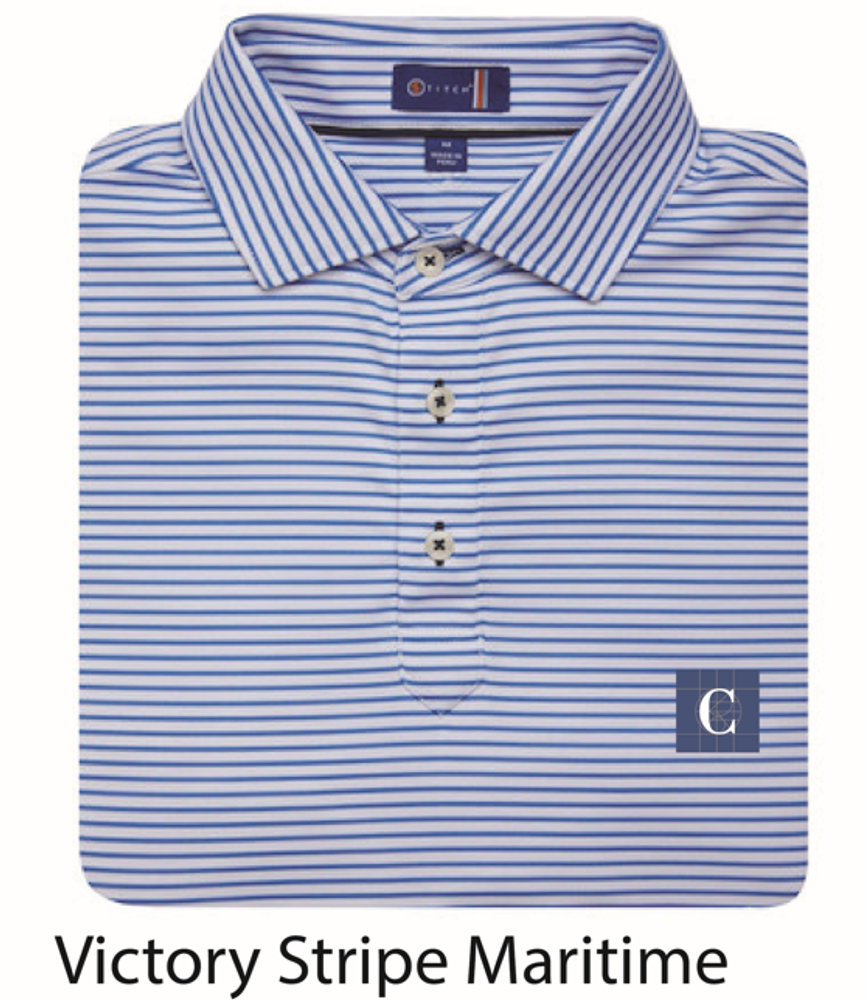 STITCH Victory Stripe Men's Polo - Maritime primary image