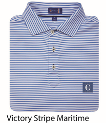 Image of STITCH Victory Stripe Men's Polo - Maritime