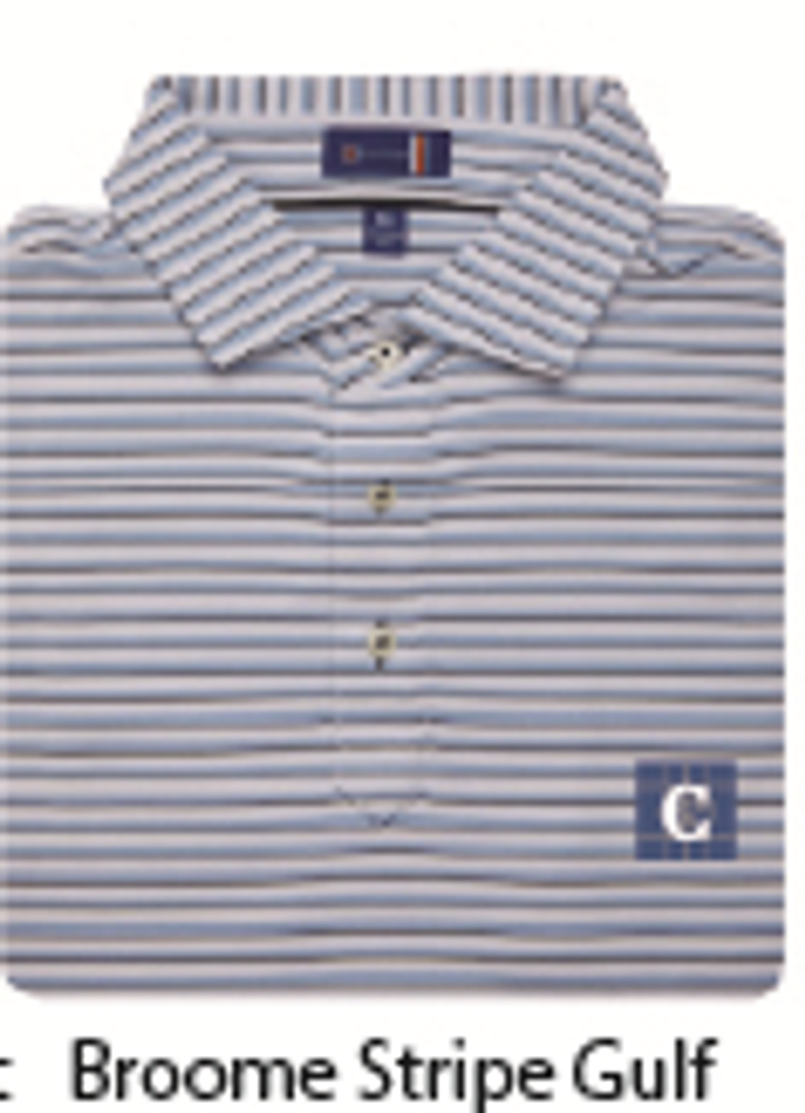 STITCH Broome Stripe Men's Polo - Gulf primary image
