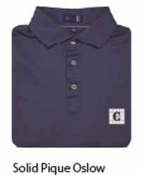 Image of STITCH Solid Pique Men's Polo - Oslow