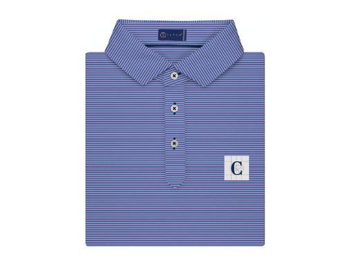 Stitch Men's Atlantic Stripe Polo in Purple Haze image thumbnail