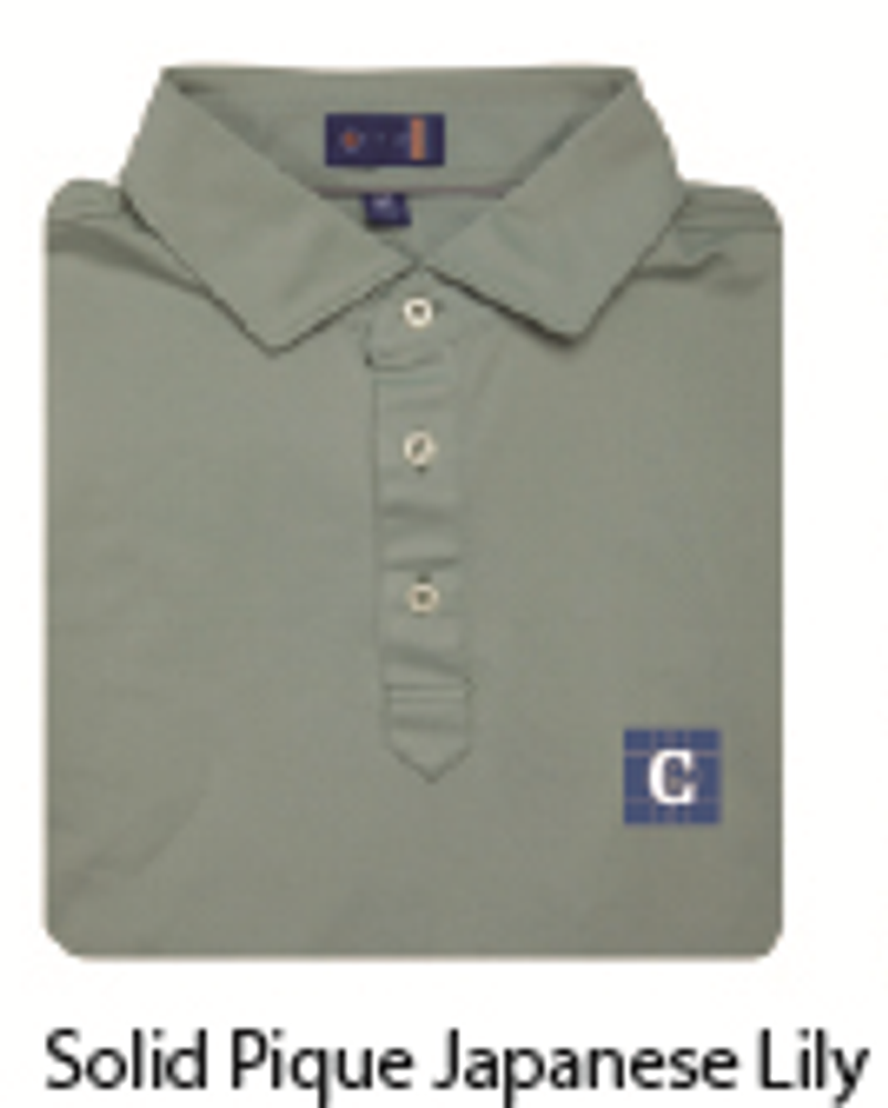 STITCH Solid Pique Men's Polo - Japanese Lily primary image