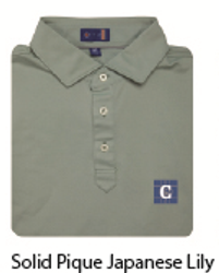 Image of STITCH Solid Pique Men's Polo - Japanese Lily