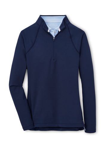 Peter Millar Women's Raglan Sleeve Perth Layer Quarter-Zip image thumbnail