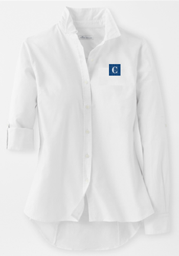 Peter Millar Women's White Button Up image thumbnail