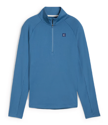 Puma Women's Pure 2.0 Quarter Zip Pullover Blue Horizon image thumbnail