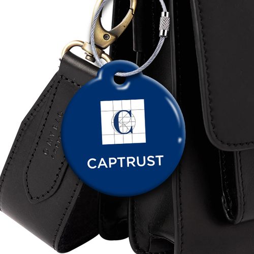 Metal Epoxy Domed Luggage Tag image thumbnail