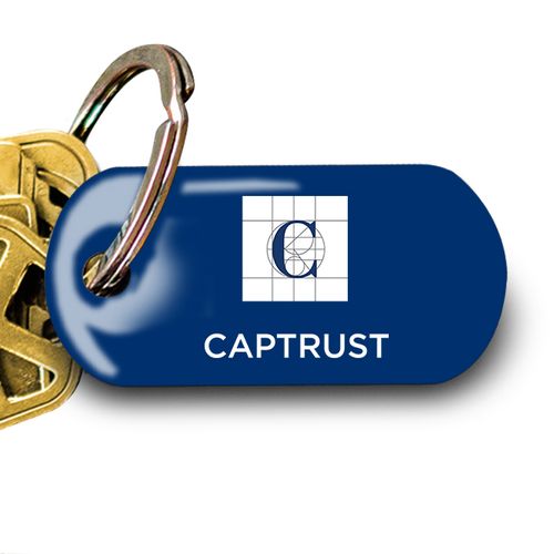 Metal Epoxy Domed Key Tag image thumbnail
