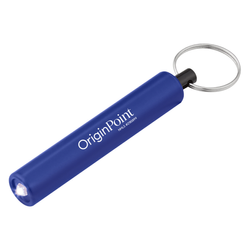 Image of Mini Cylinder LED Flashlight Key Tag