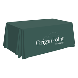 Image of OPM Premium Table Throw 6ft 4-Sided (Closed Back)
