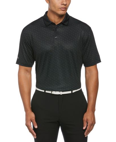 Callaway Ss Micro Chev Print Polo image thumbnail