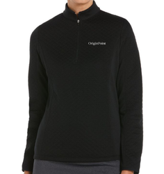 Image of Callaway Mid-Weight Diamond Quilted Fleece 1/4 Zip