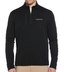 Image of Callaway Mid-Weight Diamond Quilted Fleece 1/4 Zip