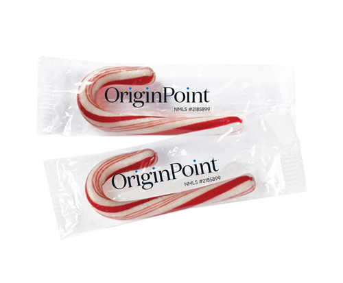 Mini Candy Cane With Label image thumbnail