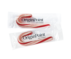 Image of Mini Candy Cane With Label