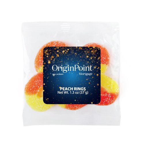Taster Packet Peach Rings - OPM image thumbnail