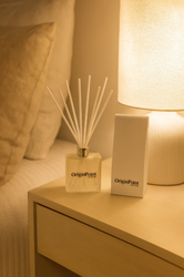 Image of 8 oz. Frosted Glass Reed Diffuser