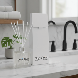 Image of 8 oz. Frosted Glass Reed Diffuser