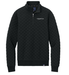 Image of Brooks Brothers Diamond Quilt 1/4-Zip