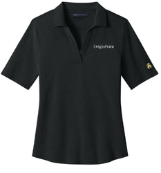 Image of Brooks Brothers Women's Pinpoint Pique Polo