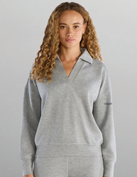 Image of BYLT Opal Fleece Relaxed Polo