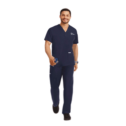 Image of Unisex Scrubs - Top and Bottom Set