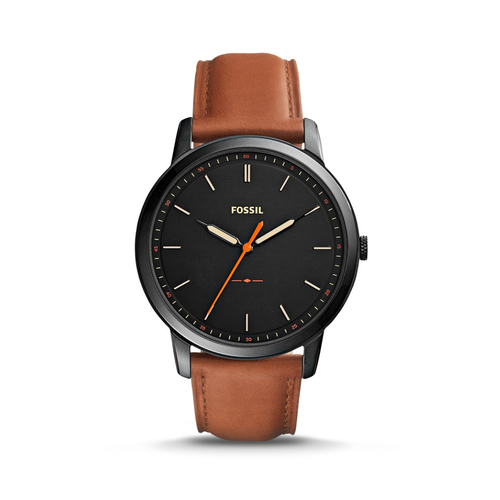 Fossil - The Minimalist Slim Three-Hand Light Brown Leather Watch image thumbnail