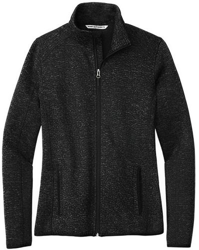 Black Sweater Fleece Jacket image thumbnail