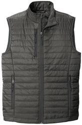 Image of Grey Packable Puffy Vest