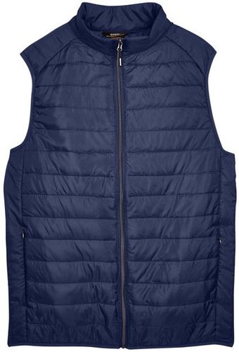 Navy Packable Puffer Vest image thumbnail