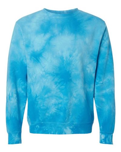 Tie Dye Aqua Blue Sweatshirt image thumbnail