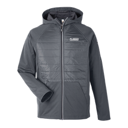 Image of Unisex Lite Hybrid Jacket-Grey