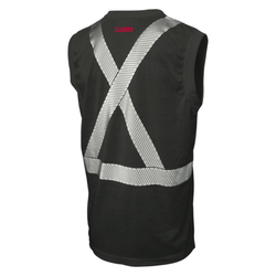 Image of Sleeveless Safety T-Shirt (NEW 3D Silicone Logo)