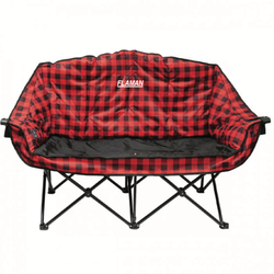 Image of Bear Buddy Double Chair - Flaman Red Plaid