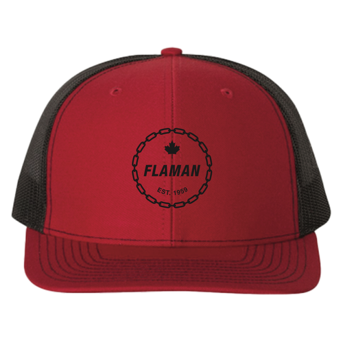 Flaman Red Trucker Hat image thumbnail