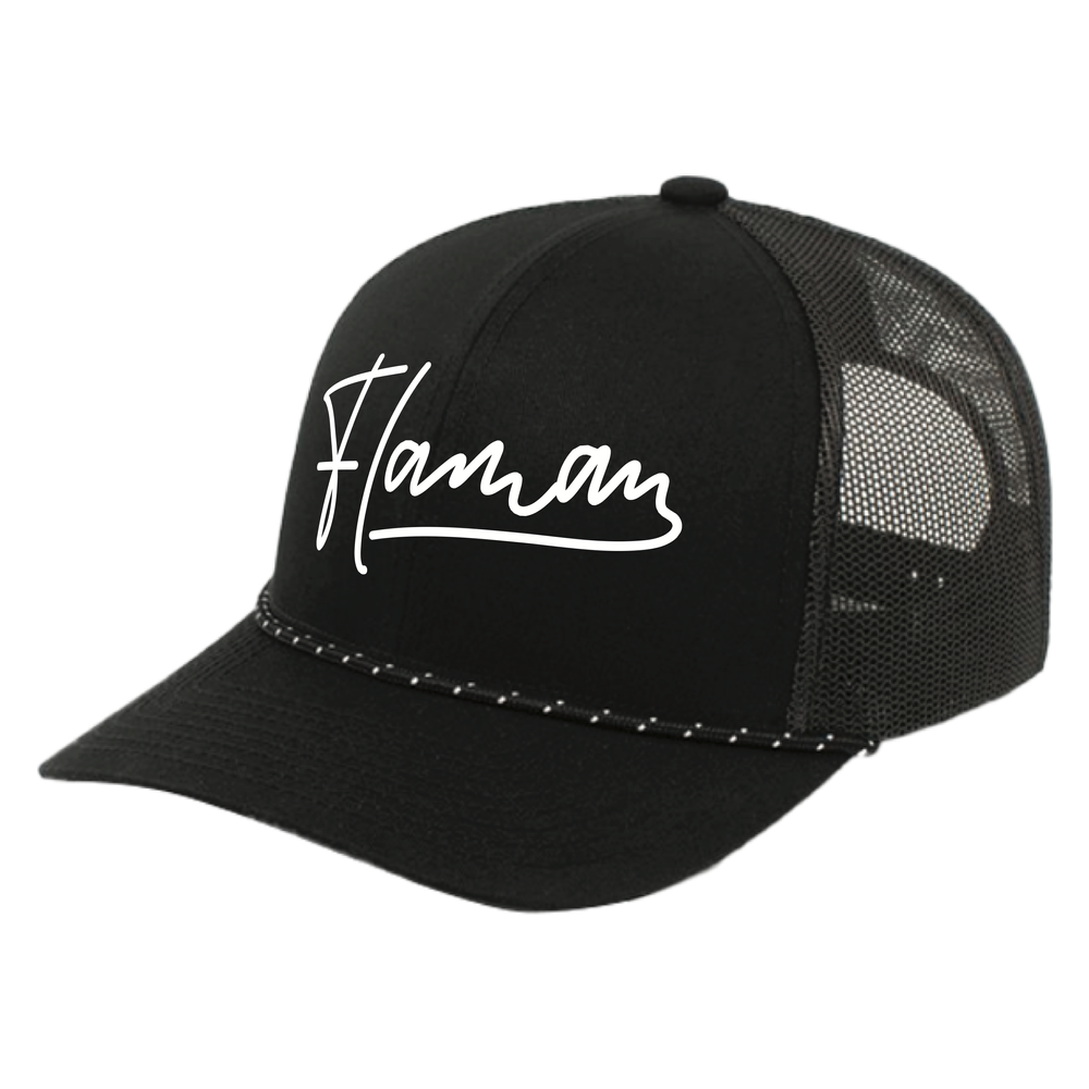 Flaman Cursive Snapback Braid Cap primary image