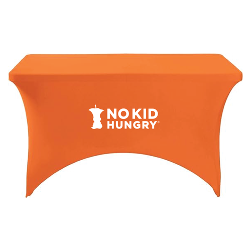 No Kid Hungry - 4FT Orange Tablecloth image thumbnail