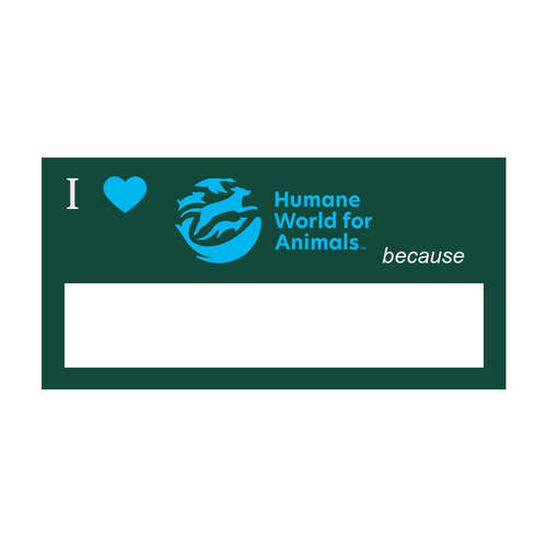 Humane World - Green Sign  image thumbnail