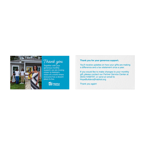 Habitat for Humanity - Business Cards image thumbnail