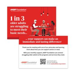 Image of AARPF - Leave Behind Card
