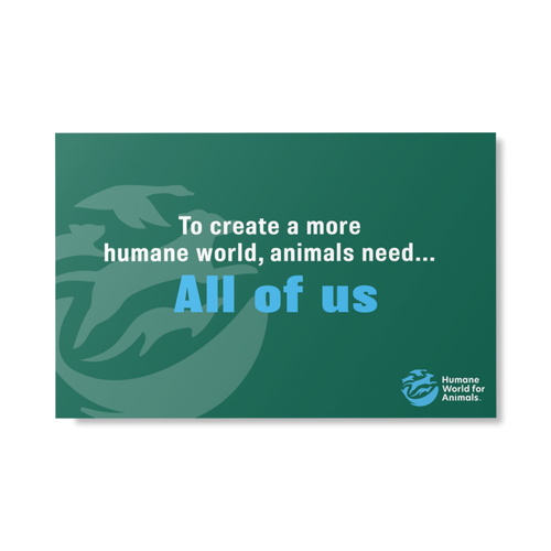 Humane World - Animals Need Sign image thumbnail