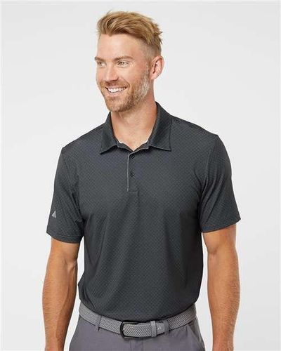 adidas Diamond Dot Print Polo - A498 image thumbnail
