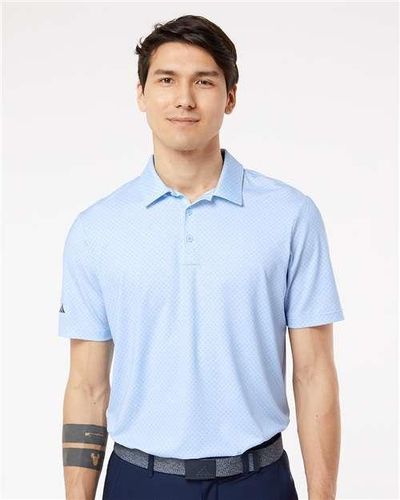 adidas Diamond Dot Print Polo - A498 image thumbnail
