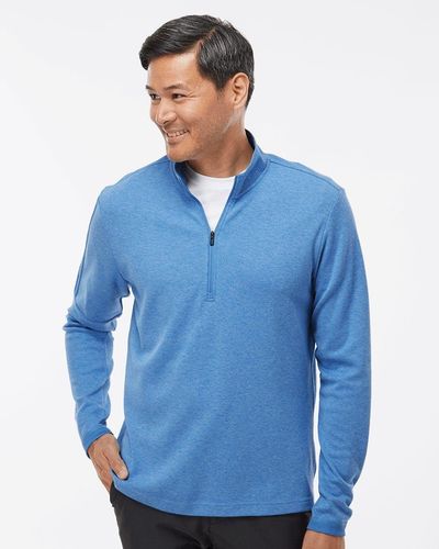 adidas 3-Stripes Quarter-Zip Sweater - A554 image thumbnail