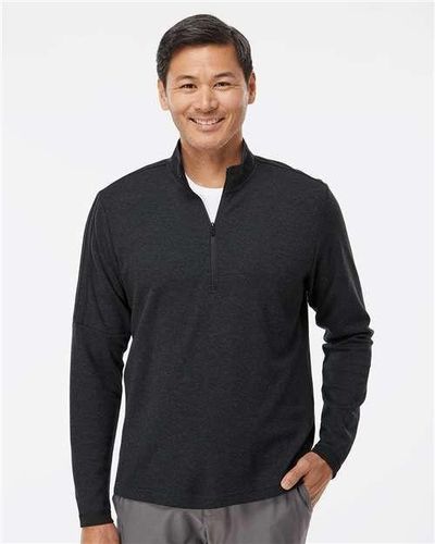 adidas 3-Stripes Quarter-Zip Sweater - A554 image thumbnail