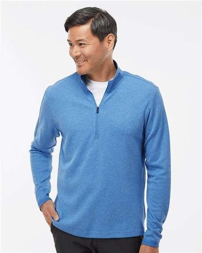 adidas 3-Stripes Quarter-Zip Sweater - A554 image thumbnail