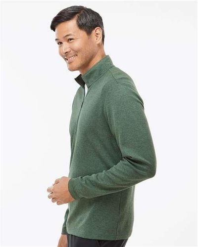 adidas 3-Stripes Quarter-Zip Sweater - A554 image thumbnail