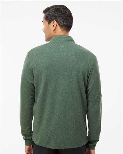 adidas 3-Stripes Quarter-Zip Sweater - A554 image thumbnail